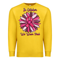 Lemon in october we wear pink sunflower Premium Sweatshirt - RanaPortraitStore