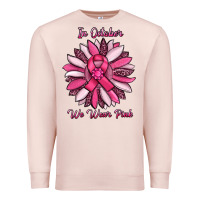 Pale Pink in october we wear pink sunflower Premium Sweatshirt - RanaPortraitStore