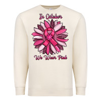 Sandshell in october we wear pink sunflower Premium Sweatshirt - RanaPortraitStore