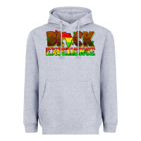 Heather Grey black excellence juneteenth Heavyweight Hoodie - texasbilliewilder