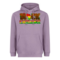 Lavender black excellence juneteenth Heavyweight Hoodie - texasbilliewilder