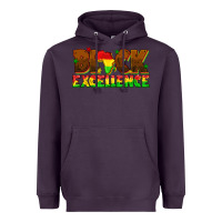 Plum black excellence juneteenth Heavyweight Hoodie - texasbilliewilder