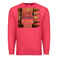 Cardinal teach love inspire motivate lead Premium Sweatshirt - Zillion Design Studio
