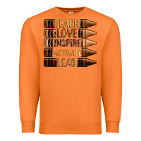 Carrot teach love inspire motivate lead Premium Sweatshirt - Zillion Design Studio