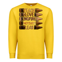 Lemon teach love inspire motivate lead Premium Sweatshirt - Zillion Design Studio