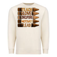 Sandshell teach love inspire motivate lead Premium Sweatshirt - Zillion Design Studio