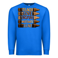 True Royal teach love inspire motivate lead Premium Sweatshirt - Zillion Design Studio
