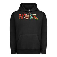 Pigment Black noel with sock and reindeer Urban Hoodie - AdoDesignShop