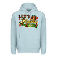 Blue Mist let`s celebrate with beer bottles Premium Hoodie - AdoDesignShop