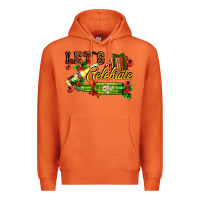 Carrot let`s celebrate with beer bottles Premium Hoodie - AdoDesignShop