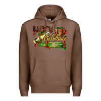 Chestnut let`s celebrate with beer bottles Premium Hoodie - AdoDesignShop