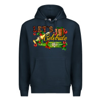 Navy let`s celebrate with beer bottles Premium Hoodie - AdoDesignShop