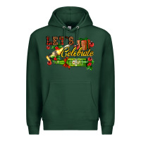 Sports Green let`s celebrate with beer bottles Premium Hoodie - AdoDesignShop