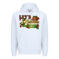White let`s celebrate with beer bottles Premium Hoodie - AdoDesignShop