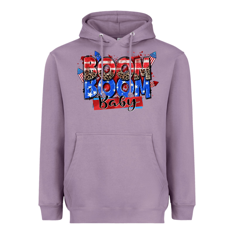 Boom Boom Baby Heavyweight Hoodie by Zillion Design Studio | Teevron