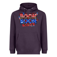 Plum boom boom baby Heavyweight Hoodie - Zillion Design Studio