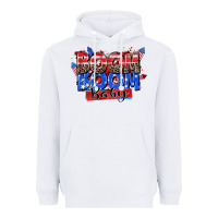 White boom boom baby Heavyweight Hoodie - Zillion Design Studio
