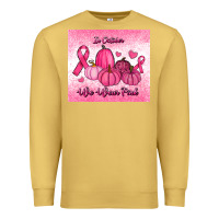 Antique Gold in october we wear pink pumpkin Premium Sweatshirt - RanaPortraitStore