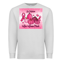 Dove Grey in october we wear pink pumpkin Premium Sweatshirt - RanaPortraitStore