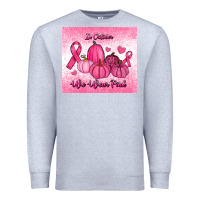 Heather Grey in october we wear pink pumpkin Premium Sweatshirt - RanaPortraitStore