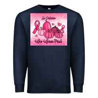 Navy in october we wear pink pumpkin Premium Sweatshirt - RanaPortraitStore