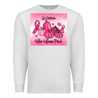 Oatmeal Heather in october we wear pink pumpkin Premium Sweatshirt - RanaPortraitStore