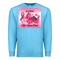 Ocean Blue in october we wear pink pumpkin Premium Sweatshirt - RanaPortraitStore