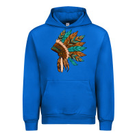 Cobalt native american indian headdress Urban Hoodie - Artiststas
