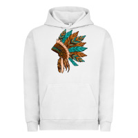 Pigment Lunar Rock native american indian headdress Urban Hoodie - Artiststas