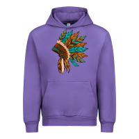 Tulip native american indian headdress Urban Hoodie - Artiststas