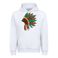 White native american indian headdress Urban Hoodie - Artiststas
