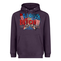 Plum boom bitch get out the way Heavyweight Hoodie - Zillion Design Studio