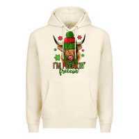 Tofu i'm freakin freezin christmas long haired cow Premium Hoodie - Jasminsmagicworld