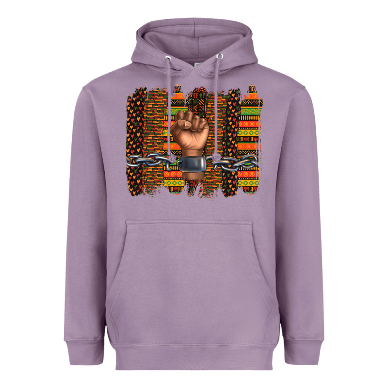 Black History Brushstroke Heavyweight Hoodie by texasbilliewilder | Teevron