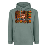 Sage black history brushstroke Heavyweight Hoodie - texasbilliewilder