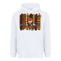 White black history brushstroke Heavyweight Hoodie - texasbilliewilder
