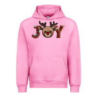 Fuchsia Pink joy reindeer Urban Hoodie - AdoDesignShop