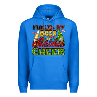 True Royal fueled by beer and christmas cheer with beer bottles Premium Hoodie - AdoDesignShop