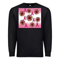 Black breast cancer awareness sunflower Premium Sweatshirt - RanaPortraitStore