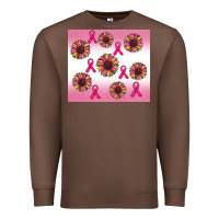 Chestnut breast cancer awareness sunflower Premium Sweatshirt - RanaPortraitStore