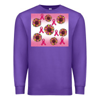 Breast Cancer Awareness Sunflower Premium Sweatshirt | Teevron