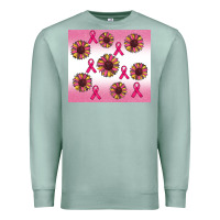 Seafoam breast cancer awareness sunflower Premium Sweatshirt - RanaPortraitStore