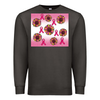 Smoke breast cancer awareness sunflower Premium Sweatshirt - RanaPortraitStore