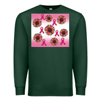Sports Green breast cancer awareness sunflower Premium Sweatshirt - RanaPortraitStore