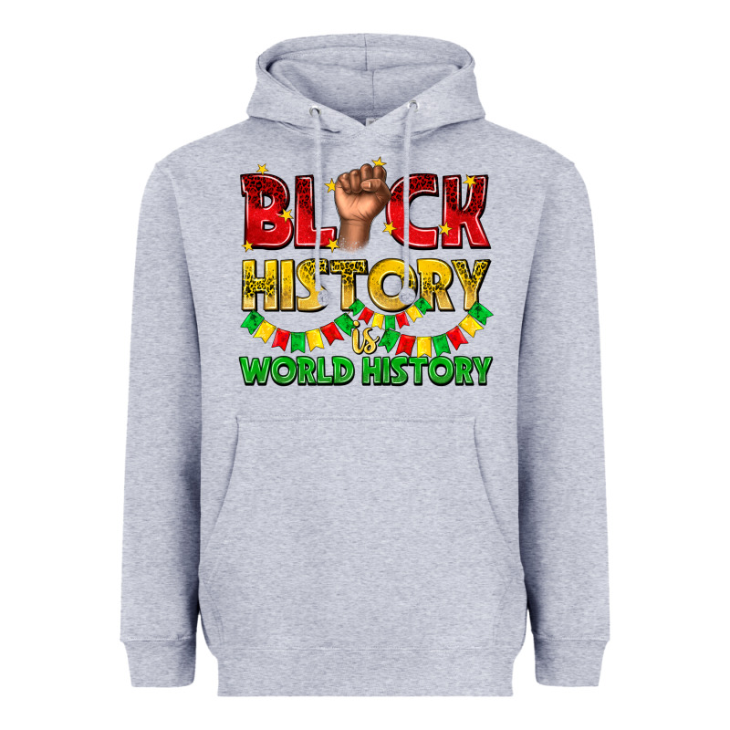Black History Is World History Heavyweight Hoodie by texasbilliewilder | Teevron