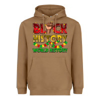 Toasted Coconut black history is world history Heavyweight Hoodie - texasbilliewilder