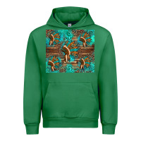 Emerald indian headdress Urban Hoodie - Artiststas
