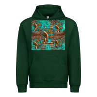 Forest Green indian headdress Urban Hoodie - Artiststas