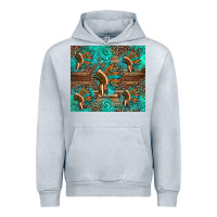 Heather Grey indian headdress Urban Hoodie - Artiststas