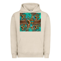 Pigment French Oak indian headdress Urban Hoodie - Artiststas
